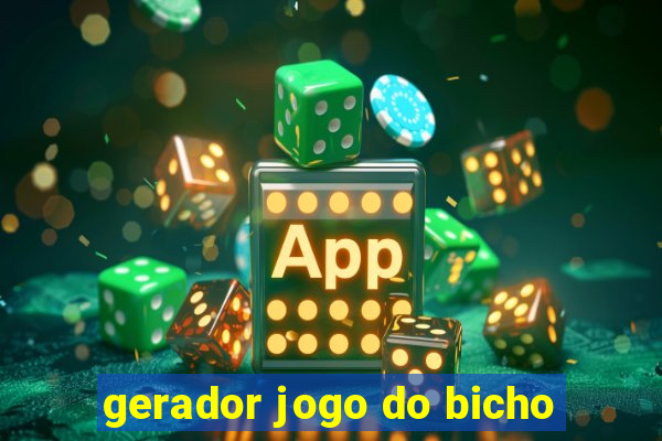 gerador jogo do bicho